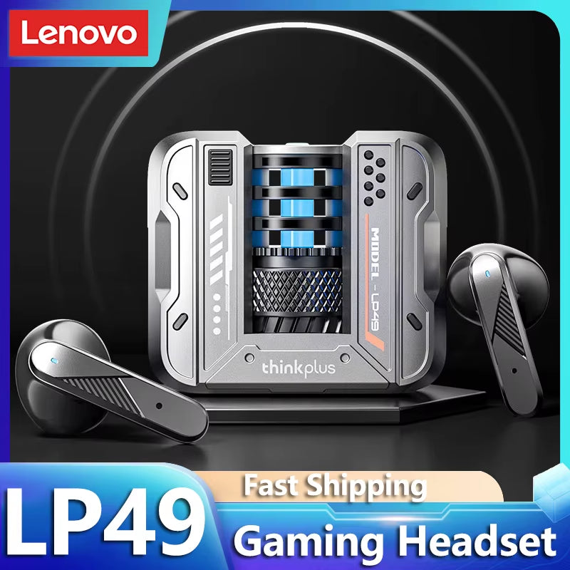 LP49 AI Translation Headphones Wireless Bluetooth 5.4 Noise Reduction HD Call Earbuds Office Travel Real Time Translation