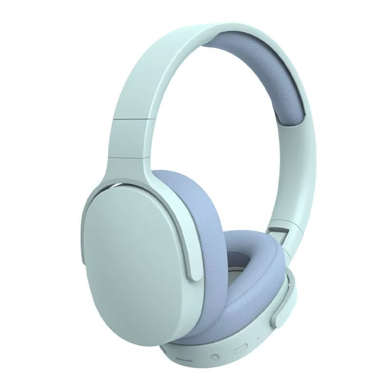 Wireless Bluetooth5.3 Headphones over Ear Hifi Stereo Headset True Sports with Earphones TF/AUX Music Player with HD Mic